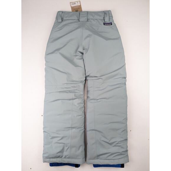 Patagonia Powdertown Snow Pants Thermal Blue - Small 7-8 Youth - Picture 7 of 7